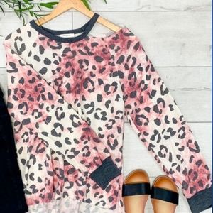 Women's long sleeve shirt with neck cut out detail